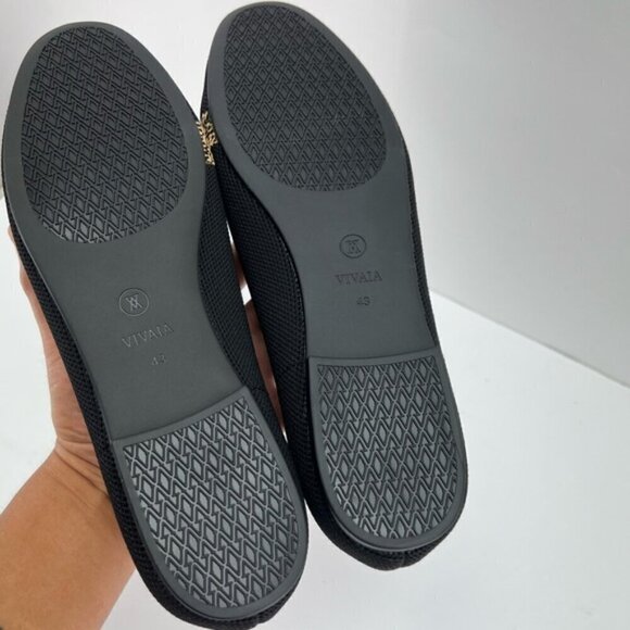 Vivaia, Women's Round-Toe Embroidered Loafers (Audrey) - Black-Cheetah. Size: 43 - Picture 6 of 16